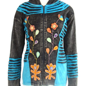 Hand Embroidery 100% Pre-Wash Hippie fashion style boho Cotton jacket