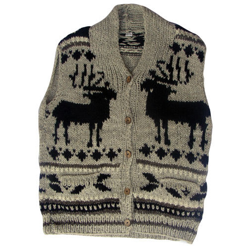 Artisanal Animal Printed Boho Woolen Sweater