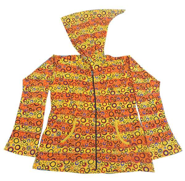 Yellowish Mix Boho Patterned Cotton Jacket