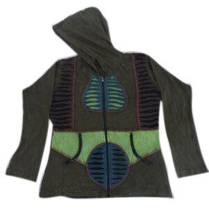 Fair Trade Patchwork Jacket with Fleece line