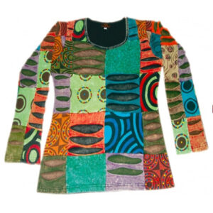 Stunning Patchwork Cotton Kurtha