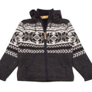 White Mix Woolen Jacket