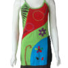 Tank Top with Floral Embroideries