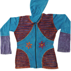 Razor Cut Patchwork Bohemian Hippie fashion style Cotton jacket