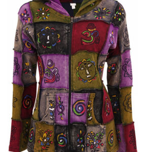 Religious Prints added Warm Cotton Jacket