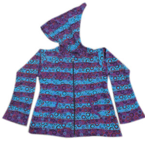 Bubble Print Patchwork Bohemian Hippie fashion style Cotton jacket