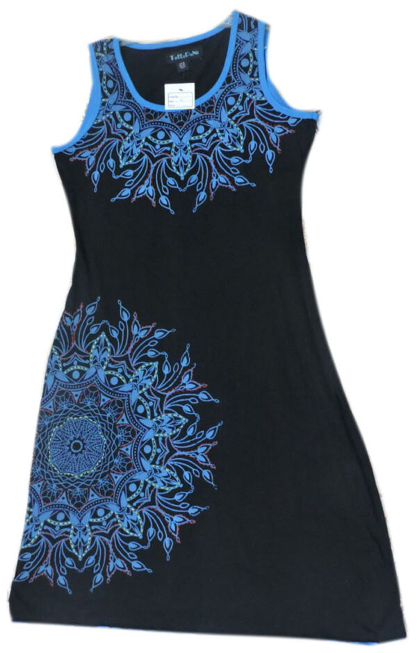 Fabulous hippie ladies dress with mandala prints