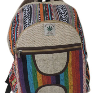 Rainbow Hemp Back pack