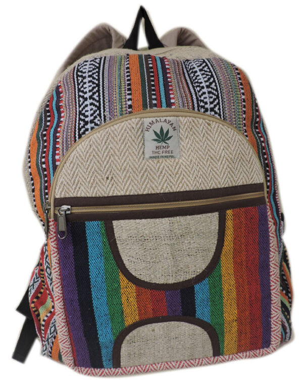 Rainbow Hemp Back pack