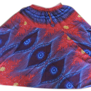 Printed Silk Trousers-002