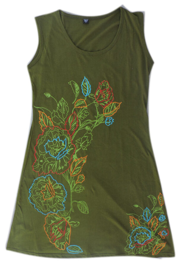 Sleeveless Hippie Cotton Dress