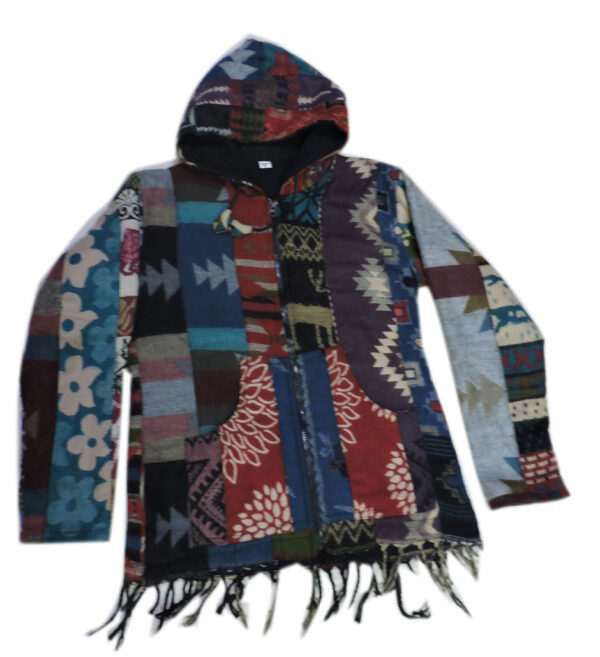 Colorful Handmade Outdoor Woolen Jacket