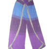 Elastic waist multicolor vintage cotton harem pant
