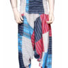Multicolor hippie long harem cotton pant