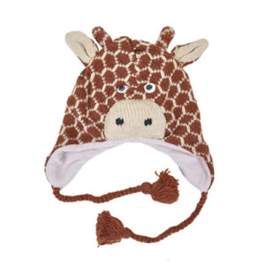Giraffe Woolen Animal Hat