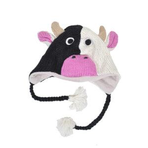 Cow Woolen Animal Hat
