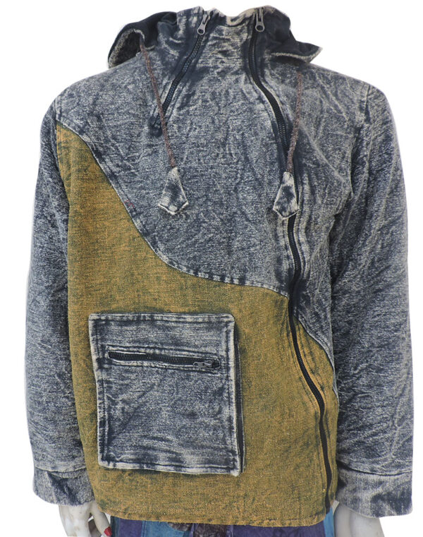 Rusty Hippie Stonewash Man Jacket