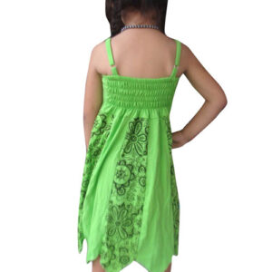 Kids fashion boho green tank top