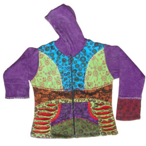 Razor and Hand Embroidery Hippie Cotton Jacket