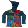 Patchwork and Razor Cut Hippie Children Jacket