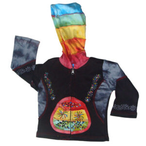 Rainbow Hippie Cotton kid Jacket