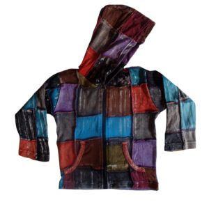 Patchwork Pre-Washed Eco-friendly Hippie Children Cotton Jacket