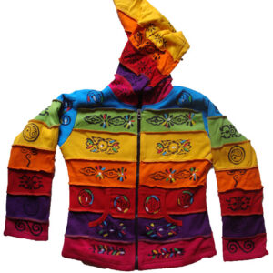 Rainbow Color combination Hippie Children Jacket