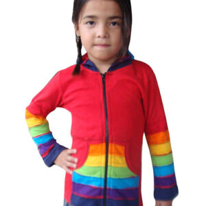 Rainbow Color Hippie Cotton Children Jacket