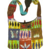 Patchwork Tie Dye Cross Body Razor Cut Hippie Shoulder Bag