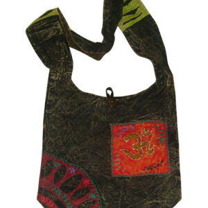 Om Hand Embroidery Cross Body Hippie Shoulder Bag