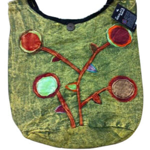 Plain Hand Embroidery Cross Body Hippie Shoulder Bag