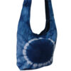 Bluish mix vintage tie dye shoulder bag