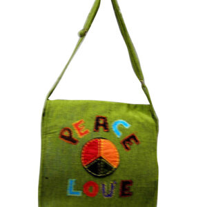 light green tone boho ladies side bag