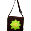 Made in Nepal sun print cotton cross body bag