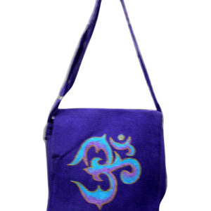 Om printed traditional handmade shoulder bag