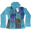 Stonewash Boho Knitted Patchwork Cotton Jacket