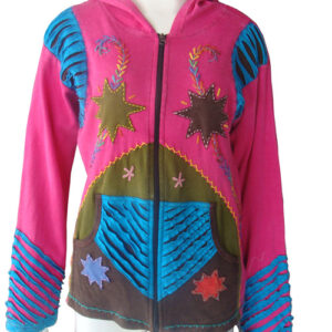 Vintage Inspired Multicolor Cotton Jacket