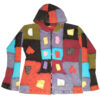Print Patchwork Hippie fashion style Cotton jacket-Clothing in Nepal