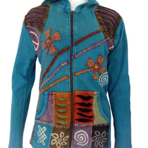 Hippie Bohemian Razor and Hand Paint Cotton Jacket