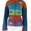 Patchwork and Hand Embroidery Hippie fashion style Cotton jacket