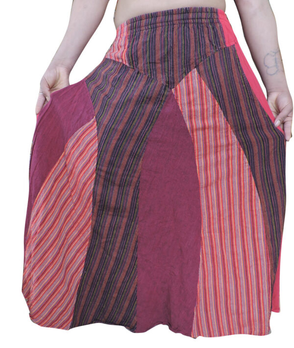 Bohemian Gypsy Long Cotton Skirt