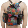 Bohemian Hand Crafted Multi Patched Cotton Backpack