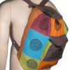 Multicolor Hippie Clothing Cotton Backpack