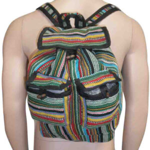 Gheri Style Nepal Clothing Cotton Backpack