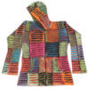 Patchwork and Full Razor Cut Hippie fashion style Cotton jacket Made in Nepal