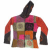 Multi Peace Symbol Print Fine Cotton Jacket