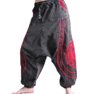 Stone Wash Hippie Cotton Pant