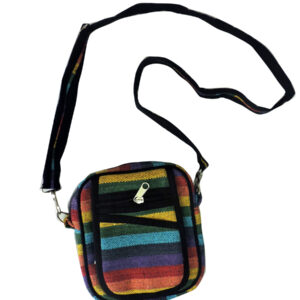 Rainbow exploded Nepalese gheri hand bag