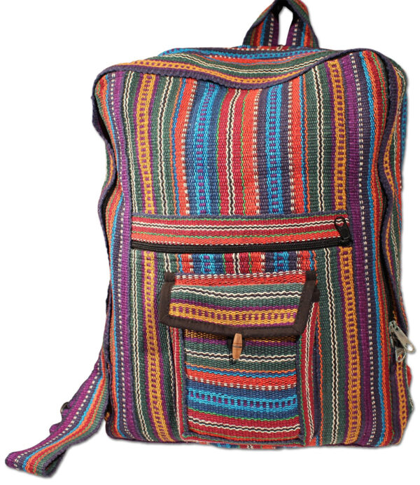 Boho chic style outdoor gheri backpack