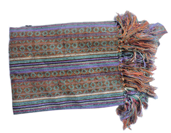Hippie Blue Gray Mix Gheri Poncho
